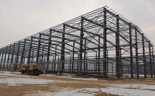 肃北肃北钢结构厂房安装